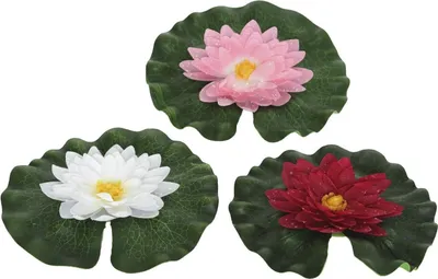 Produktbild von Kunstblumen Lotus 20cm mit Wassertropfen 1 Stück sortiert