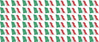 Produktbild von Mini Aufkleber Set - Pack wehend - 20x12mm - selbstklebender Sticker - Fahne - Italien - Flagge / Banner / Standarte fürs Auto, Büro, zu Hause und die Schule - 54 Stück