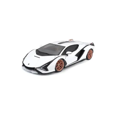 Immagine prodotto di Bburago 18-11046W - Automodello - Lamborghini Sian FKP 37 (bianco, scala 1:18)