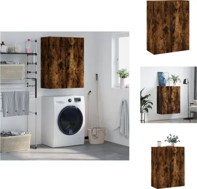 Zdjęcie produktu dla vidaXL Szafka wisząca dąb wędzony 69,5x34x90 cm - Kredensy