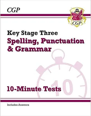 Obrázok produktu pre KS3 Spelling, Punctuation and Grammar 10-Minute Tests (includes answers)