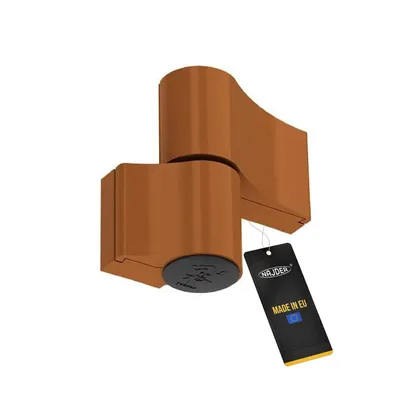 Produktbild von NAJDER Aluminium-Türscharnier - Jocker Typ - Aufschraubband - Doppelscharnier - Scharnier - für Türen - 1 Stück -Montageabstand 67mm - Goldeiche RAL 8003