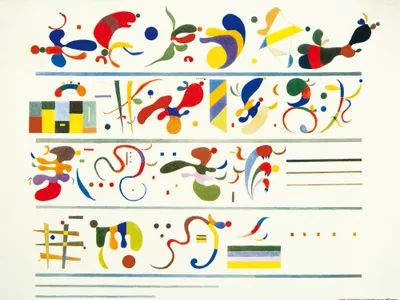 Obrázek produktu pro Wassily Kandinsky umělecký obraz -  1935 (60 x 80 cm)