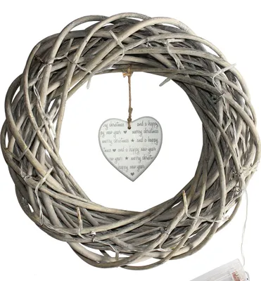 Produktbild von Advents-Kranz 36cm 20 LEDS WW Advent Weihnachten Merry Christmas Beleuchtung