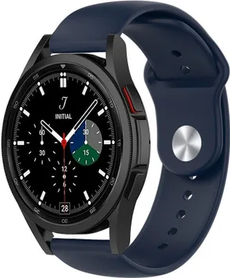 Produktbild von Strap-it Samsung Galaxy Watch 4 Classic 42mm Sportarmband (Dunkelblau)