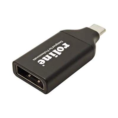 Obrázek produktu pro ROLINE Adaptér USB C(M) - DP(F), DP v1.2, 4K@60Hz (12.03.3227)