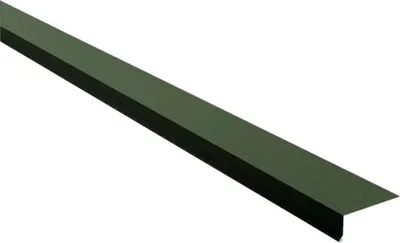 Produktbild von PRECIT Traufblech für Trapezblech Nadelgrün RAL 6020 Shimoco 80µm 1000 mm x 80 mm x 30 mm x 0,5 mm