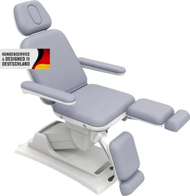 Produktbild von Kosmetikliege Therapieliege Beauty Therapiestuhl Elektrisch Höhenverstellbar Grau