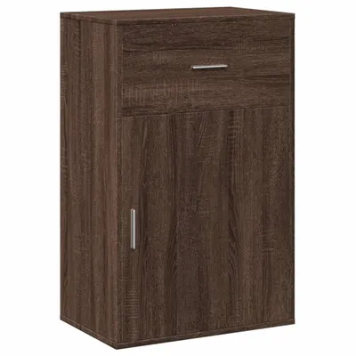 Obrázek produktu pro vidaXL Boční skříňka hnědý dubový vzhled 56,5x39x90 cm materiál na bázi dřeva
