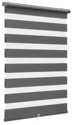 Produktbild von Sekey Doppelrollo Klemmfix ohne Bohren Doppelrollo Duo Rollo Schnurlos Rollo Faltrollo 60x210cm, Dunkelgrau