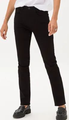 Produktbild von Brax - Damen 5-Pocket Jeans, Carola (70-7000), Größe:38, Farbe:Perma Black (01), Länge:Kurz