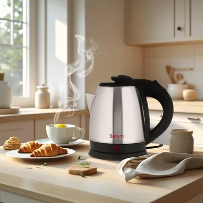 Zdjęcie produktu dla Czajnik Saturn Moc: 1500 W, Pojemność: 1,2 L ST-EK8465