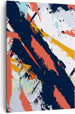 Produktbild von Bild auf Leinwand - Leinwandbild - Einteilig - Abstraktion Graffiti Modern - 70x100cm - Wand Bild - Wanddeko - Wandbilder - Leinwanddruck - Wanddekoration - Leinwand bilder - Wandbild - PA70x100-4257