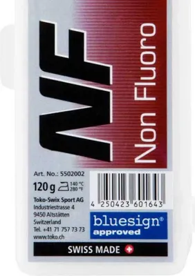 Close-up of product packaging with text and barcode.