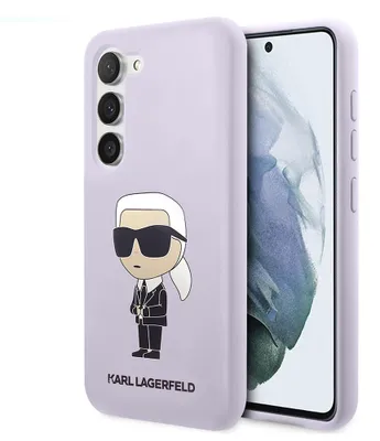 Obrázok produktu pre Karl Lagerfeld Silicone (KLHCS23MSNIKBCU) kryt na Samsung Galaxy S23 Plus – Fialový Ikonik