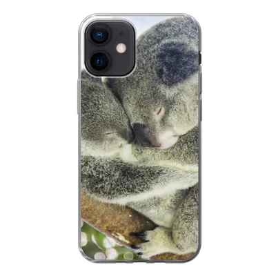 Produktbild von MuchoWow® Handyhülle Schutzhülle Hülle für iPhone 12 Koalas - Plüschtier - Tiere - Kinder - Jungen - Mädchen Silikon Softcase Handy Hülle - Schutzhülle
