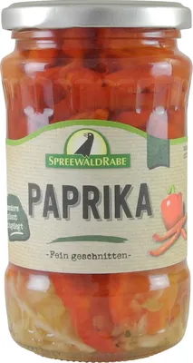 Produktbild von Spreewälder Paprika geschnitten (370 ml Glas)