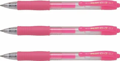Produktbild von Pilot G2-07 Gelschreiber Neonpink - 3er-Set