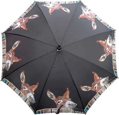 Productafbeelding van Mars & More: Parasol met het motief van een ezel in een stal