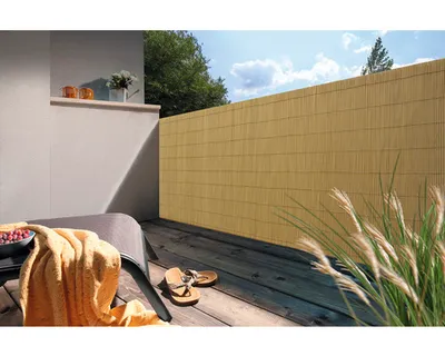 Obrázek produktu pro Zahradní zástěna Konsta PE/PP celoplastová 3 x 0,9 m vzhled bambusu