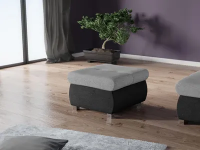Obrázok produktu pre Taburetka ABEL 1 - čierna / šedá