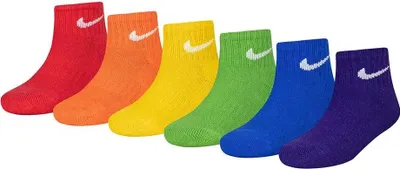 Produktbild von Nike Kids Nhb Df Performance Basic Quarter Kurze Socken 6 Paare Mehrfarbig EU 23 1/2-27 Jungen,Mädchen Mehrfarbig EU 23 1/2-27