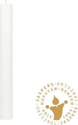 Produktbild von Flachkopf durchgefärbte Stabkerzen Hell-Elfenbein 290 x Ø 21 mm, 1 Stück