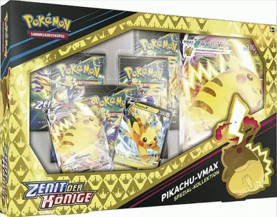 Produktbild von Pokémon Schwert und Schild Zenit der Könige - Pikachu-VMAX Spezial-Kollektion - deutsch