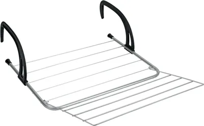 Produktbild von METALTEX 406008002 Seram Balkon-Wäschetrockner mit 7 Meter Trockenlänge / Heizungswäschetrockner