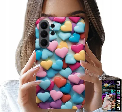 Obrázok produktu pre POUŽITIE: Kryt na telefón Samsung Galaxy S26 Ultra - farebné srdcia, možnosť personalizácie