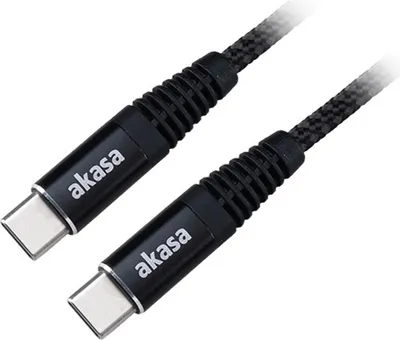 Immagine prodotto di Akasa AK-CBUB54-10BK Cavo USB 1 m USB C nero (AK-CBUB54-10BK)