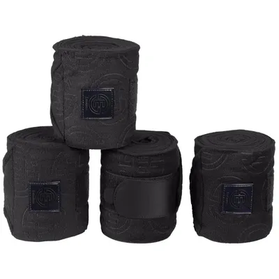 Produktbild von Eskadron REFLEXX Bandagen " FLEECE STAMP ", Fleecebandagen, 4er Set Größe - Pony Farbe - deepgrey