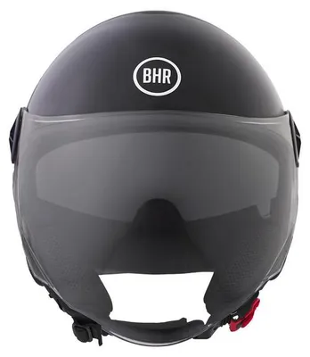Produktbild von BHR 840 DUAL SHIELD, Demi-Jet Helm Doppelvisier ECE 22.06, Interne Sonnenblende & mikrometrischer Verschluss, Schwarz Metallic, M