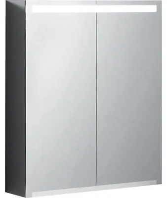 Immagine prodotto di Geberit Option Armoire de toilette avec éclairage intégré, deux portes, largeur 60cm, 500.582.00.1, 500.582.00.1