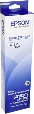 Produktbild von Epson C13S015307 passend für LQ630 Farbband aus Nylon schwarz 2Mio Zeichen