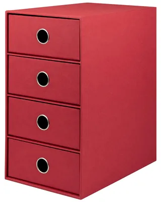 Immagine prodotto di Schubladenbox 4Fächer ~ Ros 1524452364 Soho Rot