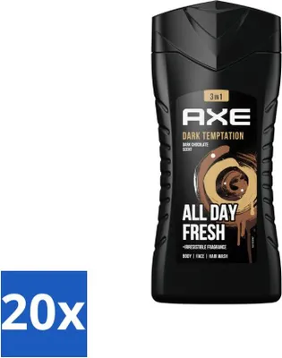 Produktbild von Axe 3-in-1 Duschgel Dark Temptation 250 ml - Vorteilspack - 20 Stücke