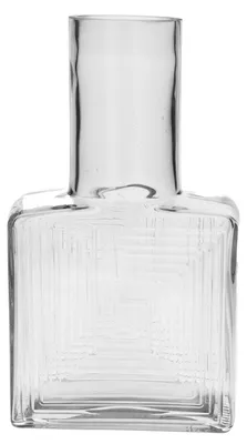 Produktbild von Bellatio Design Blumenvase - klar transparentes Glas - 6 x 23 cm - Vase