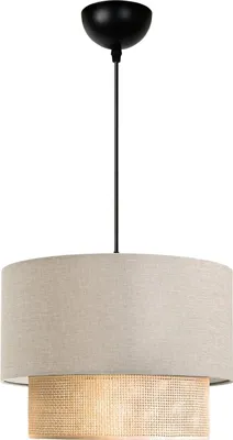 Produktbild von Opviq, AYD-3628, Kronleuchter, STOFFKAPPE, Creme, 70 x 25 x 25 cm
