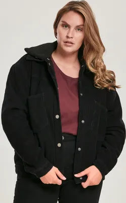 Produktbild von Urban Classics Ladies - OVERSIZED SHERPA Cord Jacke - 5XL
