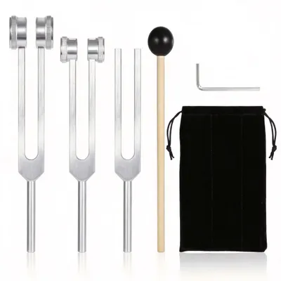 Produktbild von Omgoods – Set mit 3 therapeutischen Klangstäben für Chakra-Heilung