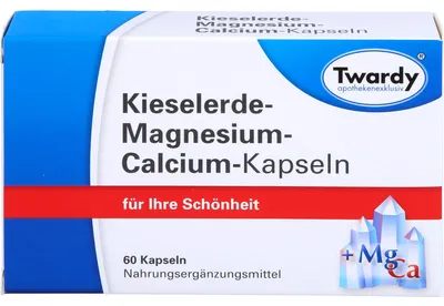 Produktbild von Twardy Kieselerde-Magnesium-Calcium-Kapseln für Ihre Schönheit, 60 St. Kapseln