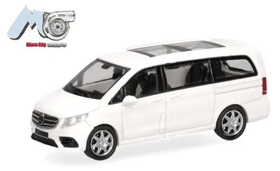 Produktbild von MicroCity Mercedes-Benz V-Klasse, weiß 87MC000077