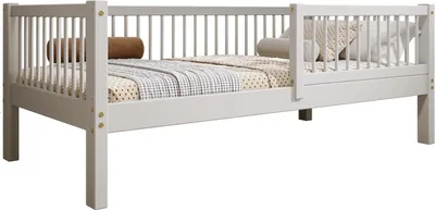 Obrázek produktu pro TIMBEE Alfi dětská postel jednolůžko borovice 100x200cm postel šedá