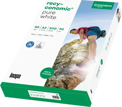 Obrázek produktu pro Inapa Recyconomic Pure White papír do tiskárny A4 80 g (500 listů)