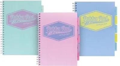 Image de Carnet de croquis Pastel A4, 100 feuilles, ligné, lot de 3