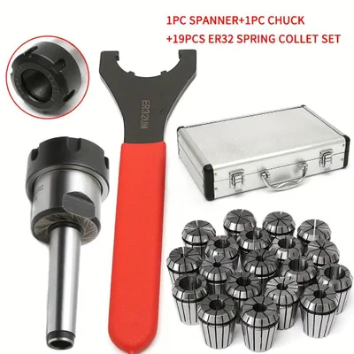 Produktbild von Spanndorne – Spanneinrichtungen – Freilaufspannvorrichtungen – Federspannköpfe – CNC-Spannwerkzeuge – Legierungsstahl-Set – Präzise Genauigkeit