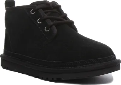 Produktbild von Ugg Neumel Frauenschnürstiefel aus Pelz Chukka in Schwarz (39; Schwarz)