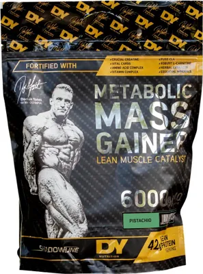 Produktbild von DY Nutrition Metabolic Mass Gainer 6000 g Pistazie / Weight Gainer / Kalorienreicher Gainer, entwickelt vom 6-fachen Mr. Olympia