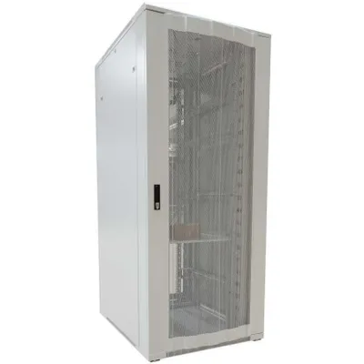 Produktbild von ALLNET ALL-SNB81222EKGrau, Freistehendes Gestell, 22U, 500 kg, Sperrschloss, Verstellbare Füße, Verbessertes Kabelmanagement